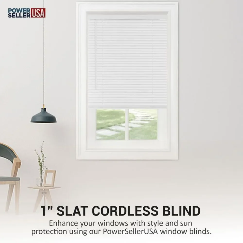 PowerSellerUSA Cordless Window Blinds, Privacy & Light Filtering 1